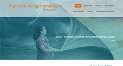 Desktop Screenshot of hypnose-et-hypnotherapie.be